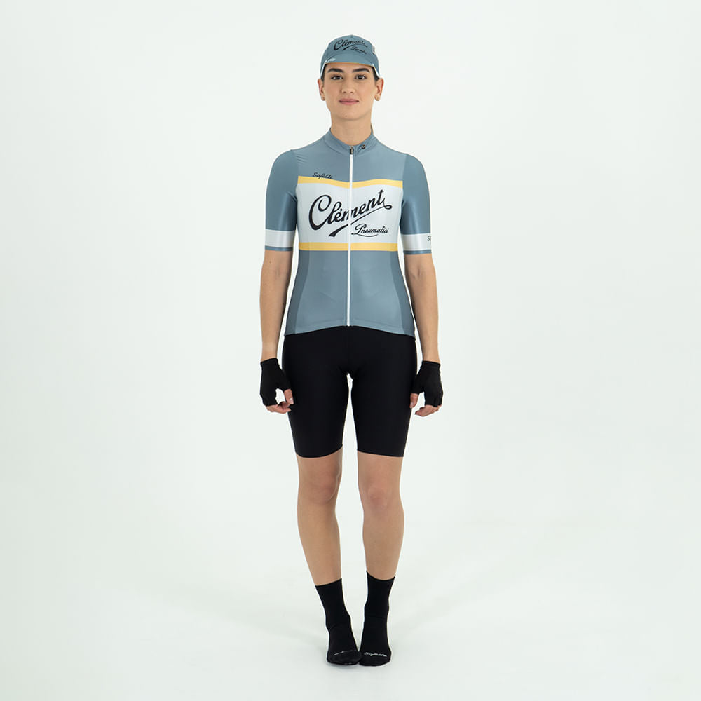 CAMISA CICLISMO MANGA CORTA CLEMENT PARA MUJER