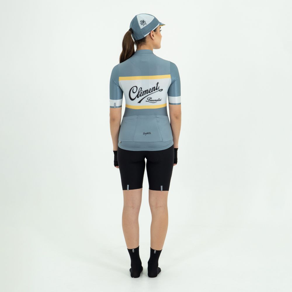 CAMISA CICLISMO MANGA CORTA CLEMENT PARA MUJER