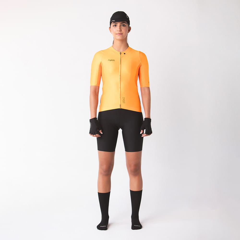 CAMISA CICLISMO MANGA CORTA ESSENCIAL COLORS PASSION FRUIT PARA MUJER