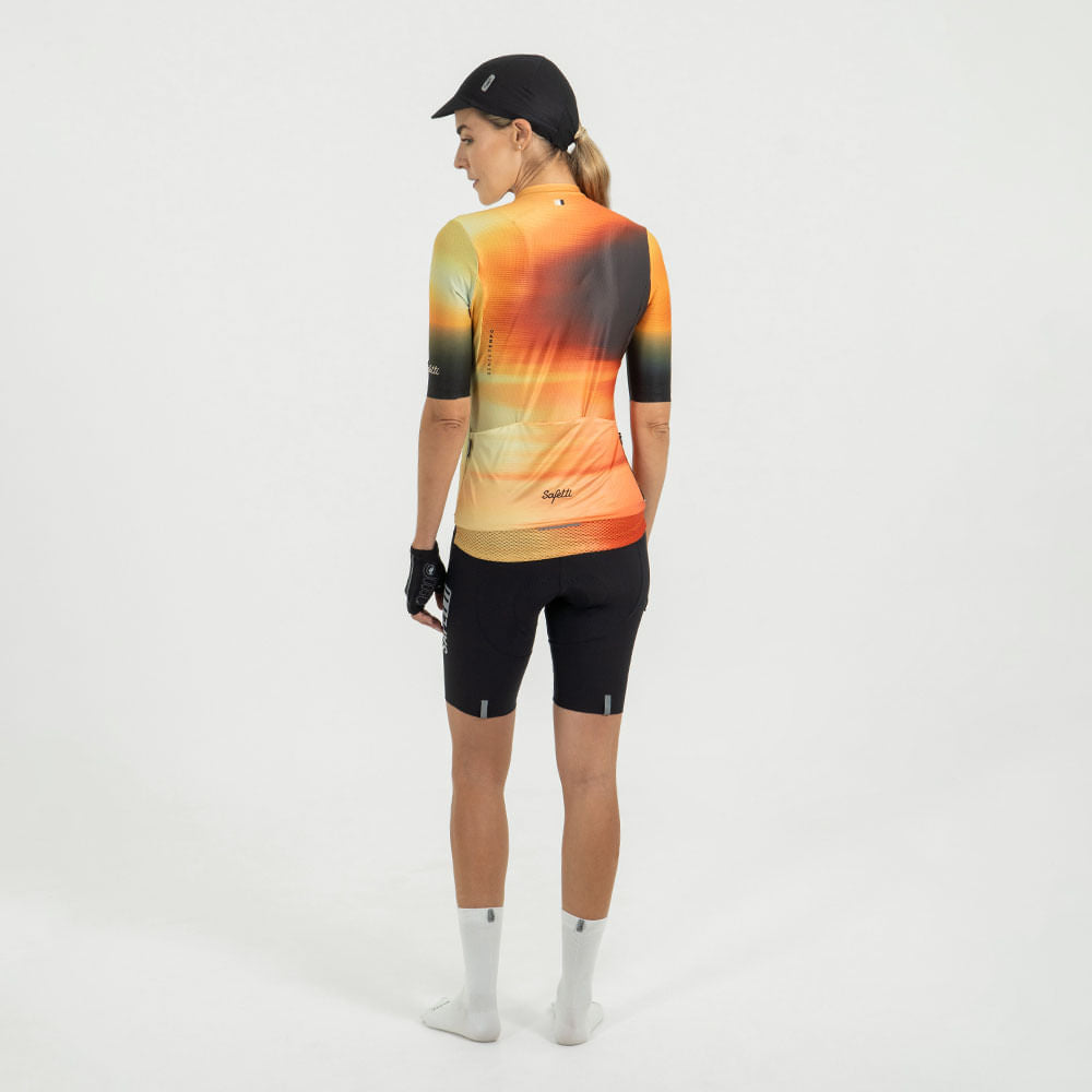 CAMISA CICLISMO MANGA CORTA GOLDHOUR PARA MUJER