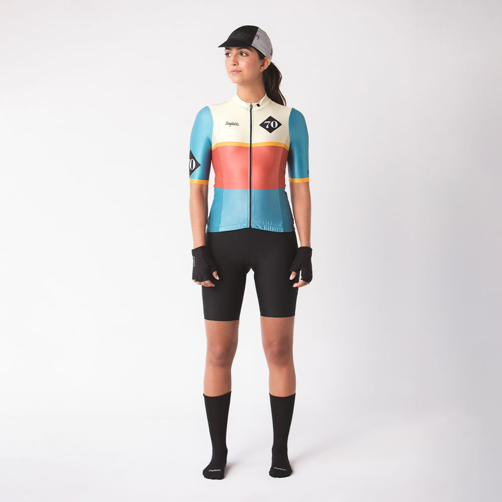 CAMISA CICLISMO MANGA CORTA LEGACY 70 PARA MUJER