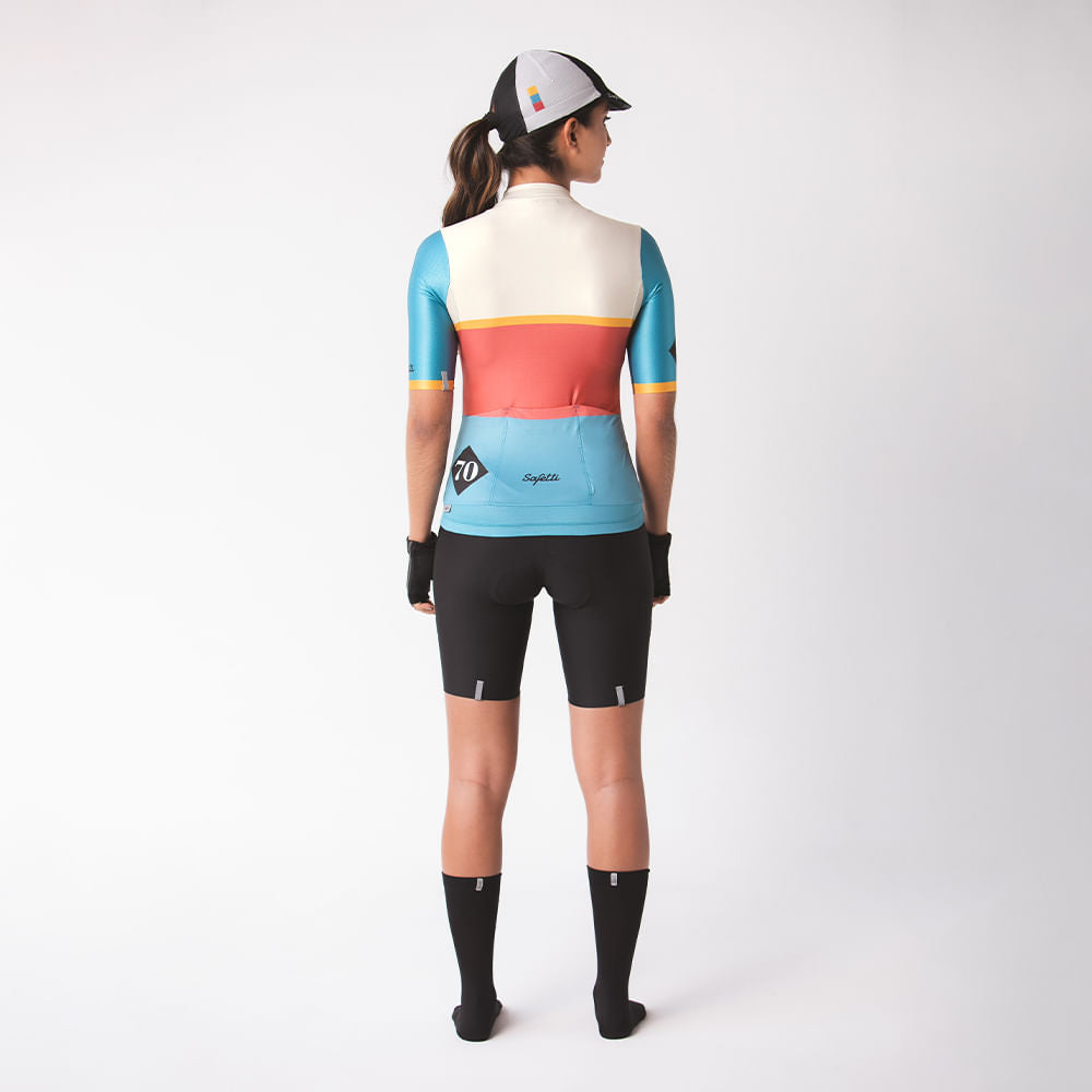 CAMISA CICLISMO MANGA CORTA LEGACY 70 PARA MUJER