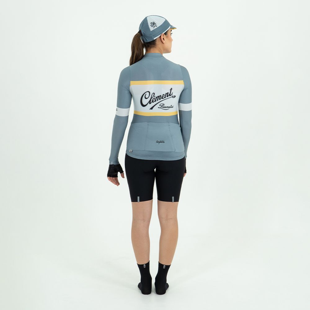 CAMISA CICLISMO MANGA LARGA CLEMENT PARA MUJER