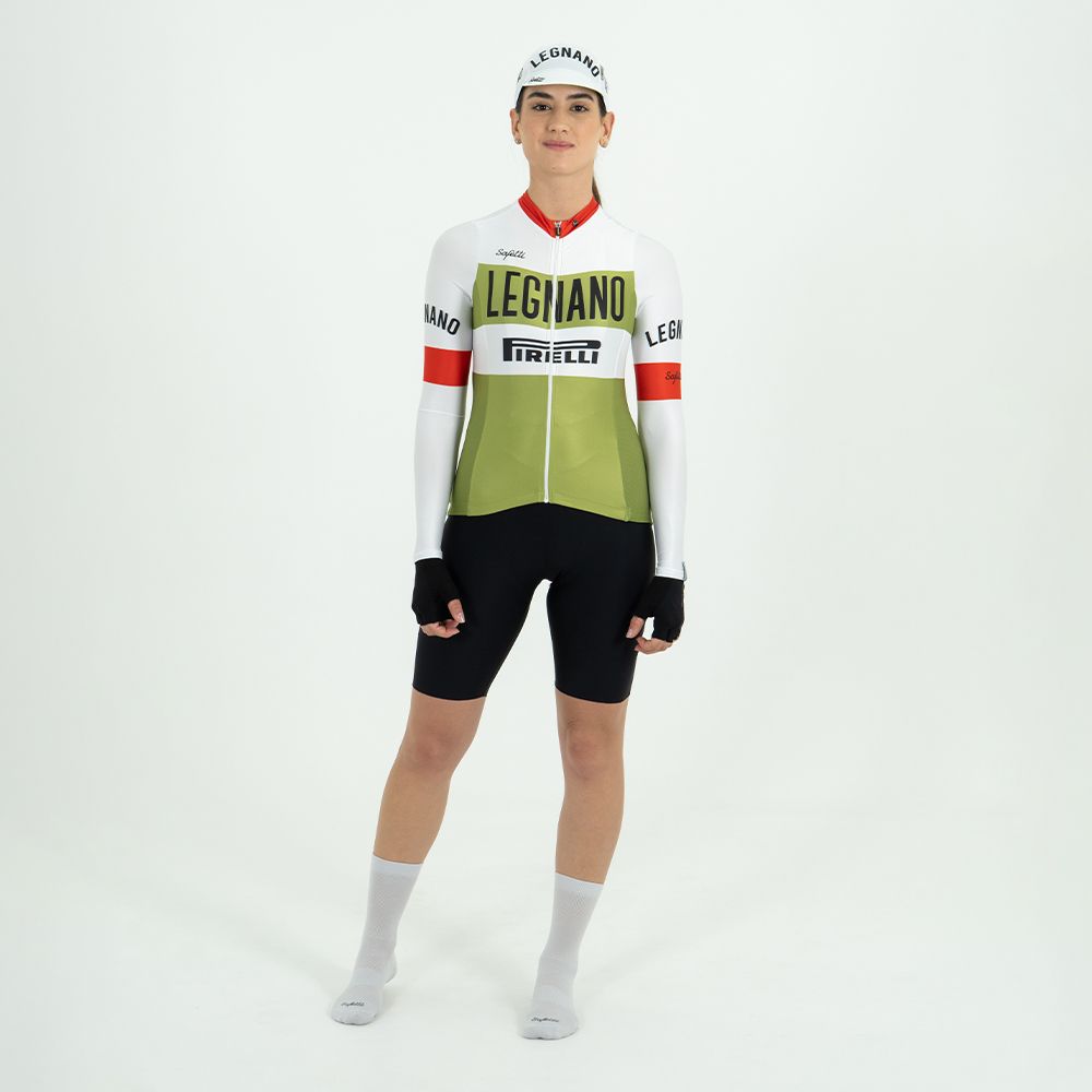 CAMISA CICLISMO MANGA LARGA LEGNANO PARA MUJER