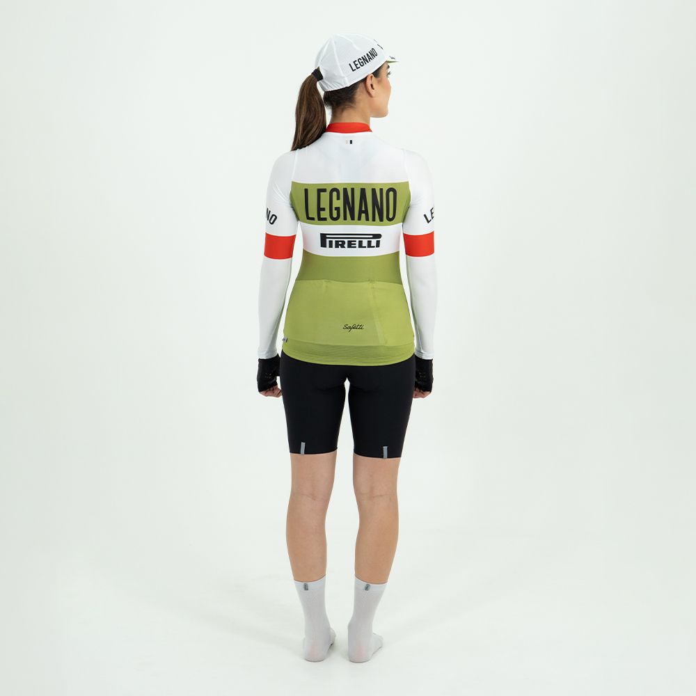 CAMISA CICLISMO MANGA LARGA LEGNANO PARA MUJER