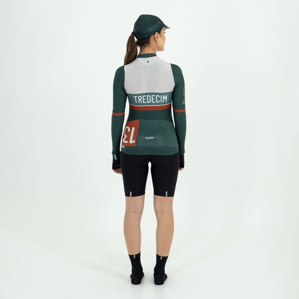 CAMISA CICLISMO MANGA LARGA TREDECIM PARA MUJER