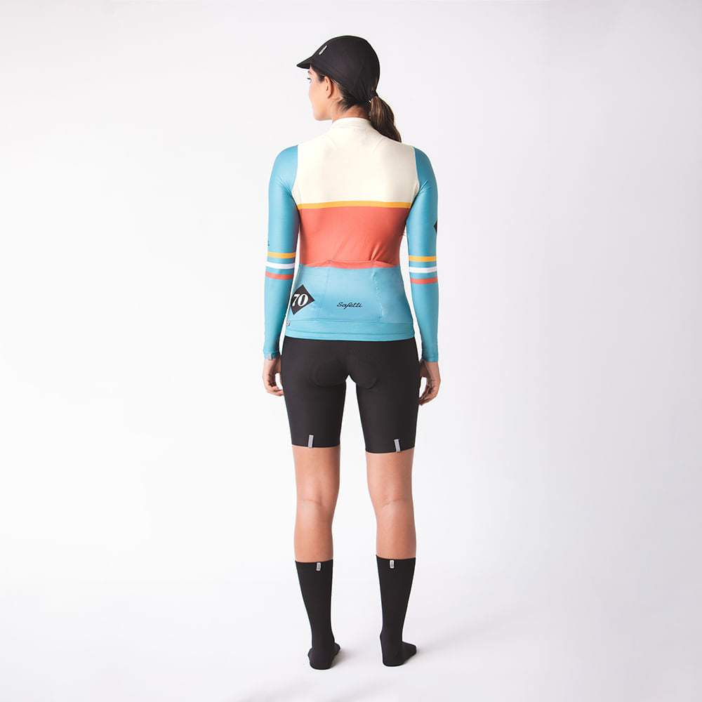 CAMISA CICLISMO MANGA LARGA LEGACY 70 PARA MUJER