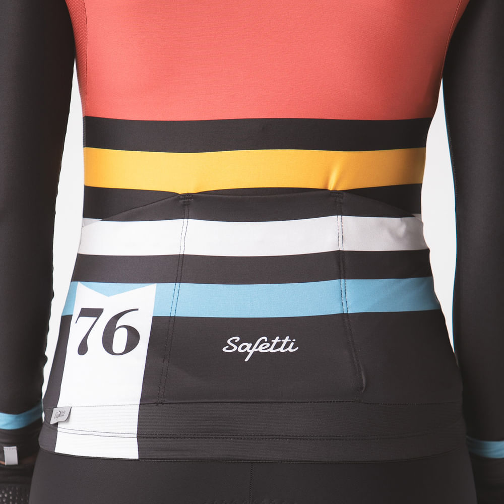 CAMISA CICLISMO MANGA LARGA LEGACY 76 PARA MUJER