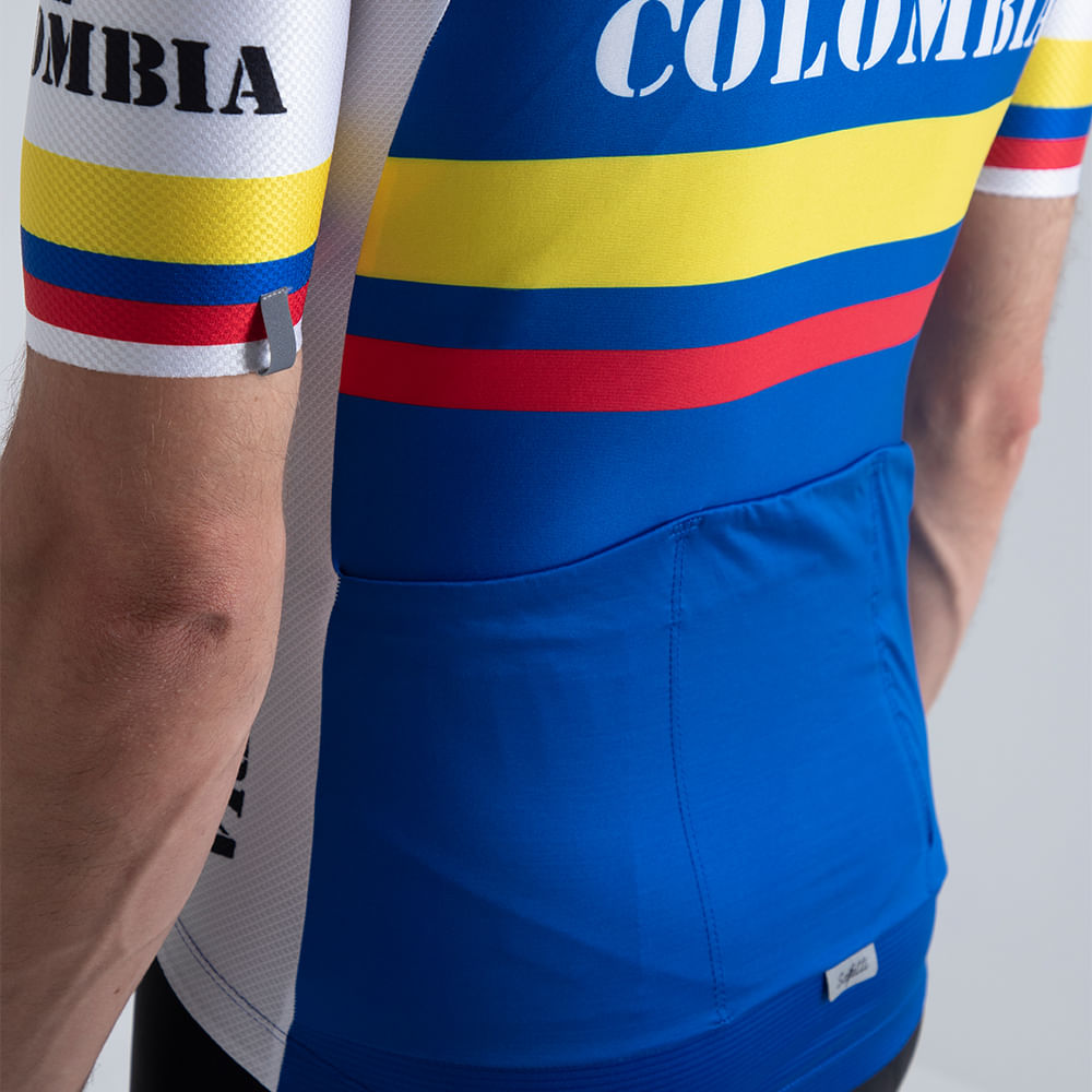 CAMISA CICLISMO MANGA CORTA COLOMBIA PARA HOMBRE