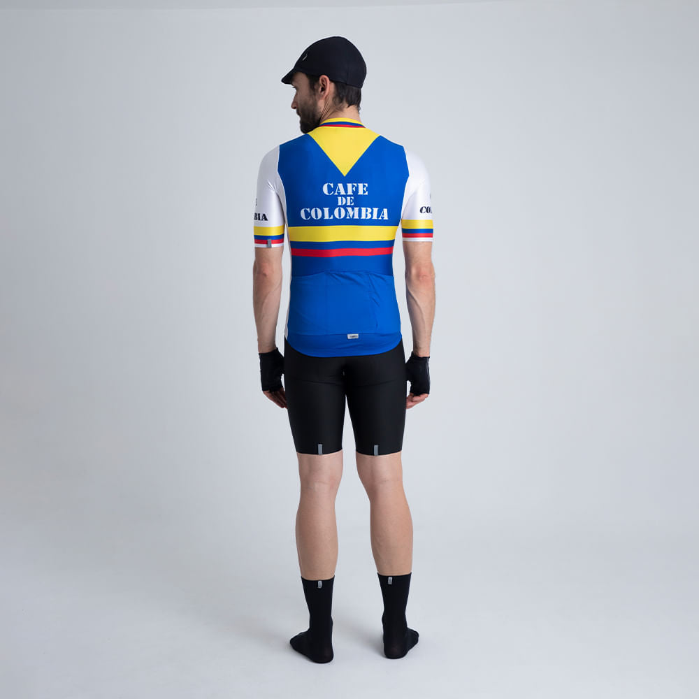 CAMISA CICLISMO MANGA CORTA COLOMBIA PARA HOMBRE