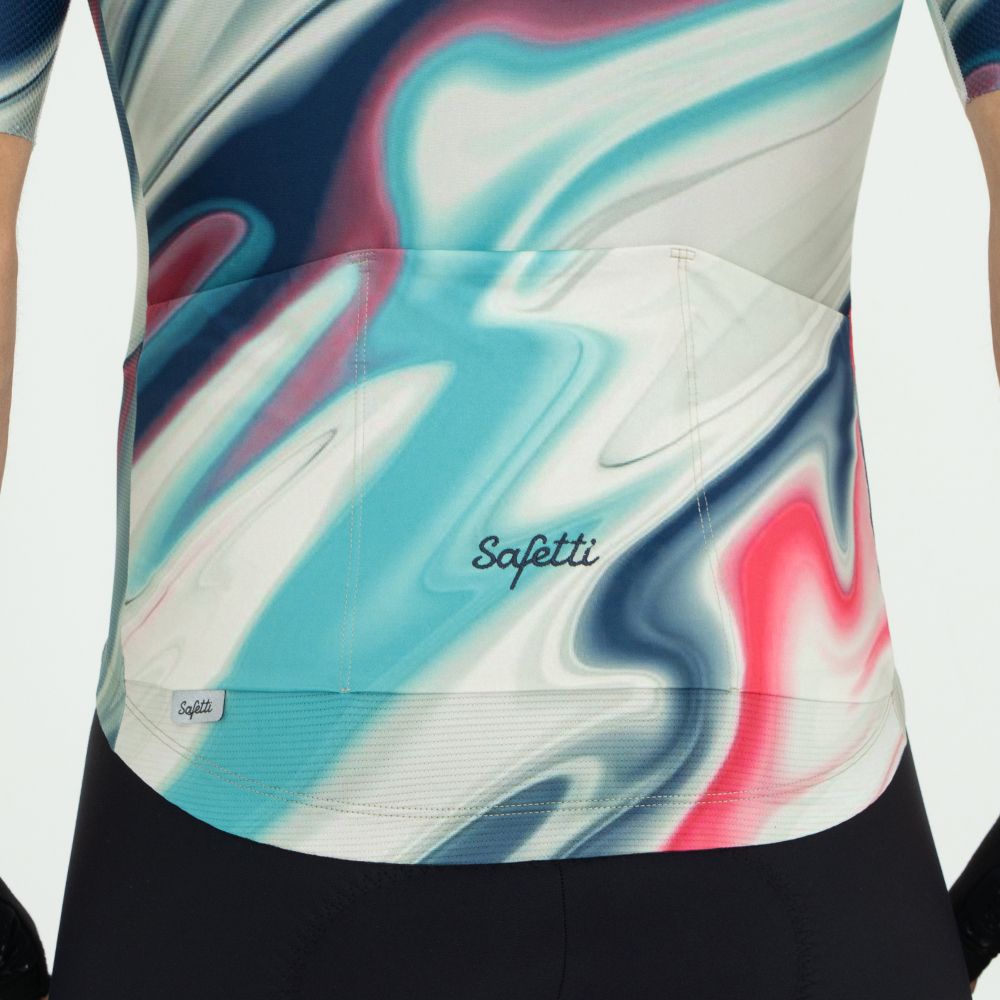 CAMISA CICLISMO MANGA CORTA MARMORIZZATO PARA HOMBRE