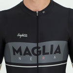 CAMISA CICLISMO MANGA CORTA LA MAGLIA NERA PARA HOMBRE