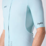 CAMISA CICLISMO MANGA CORTA ESSENCIAL COLORS SKY BLUE PARA HOMBRE