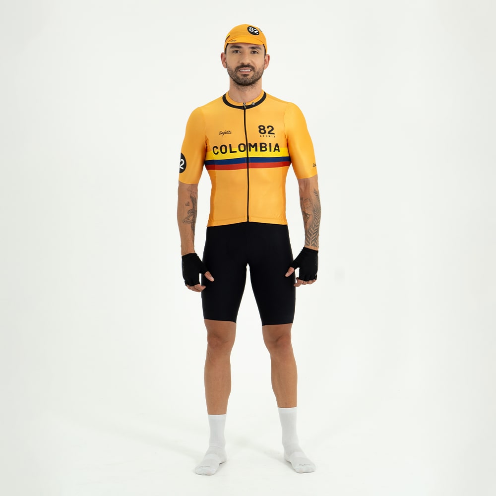 CAMISA CICLISMO MANGA CORTA COLOMBIA PARA HOMBRE