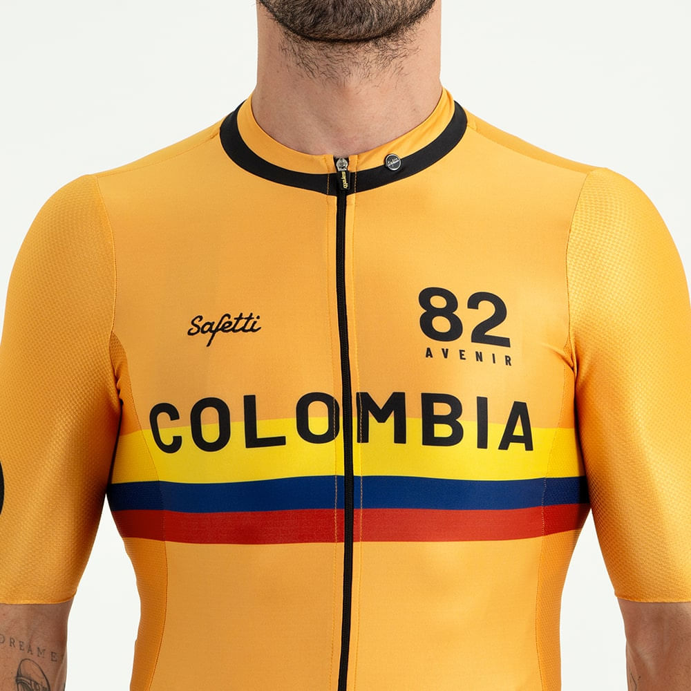 CAMISA CICLISMO MANGA CORTA COLOMBIA PARA HOMBRE