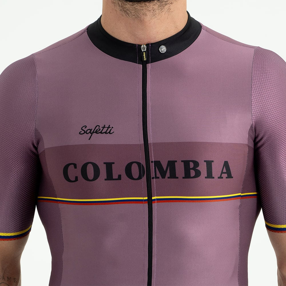 CAMISA CICLISMO MANGA CORTA COLOMBIA 24 PARA HOMBRE