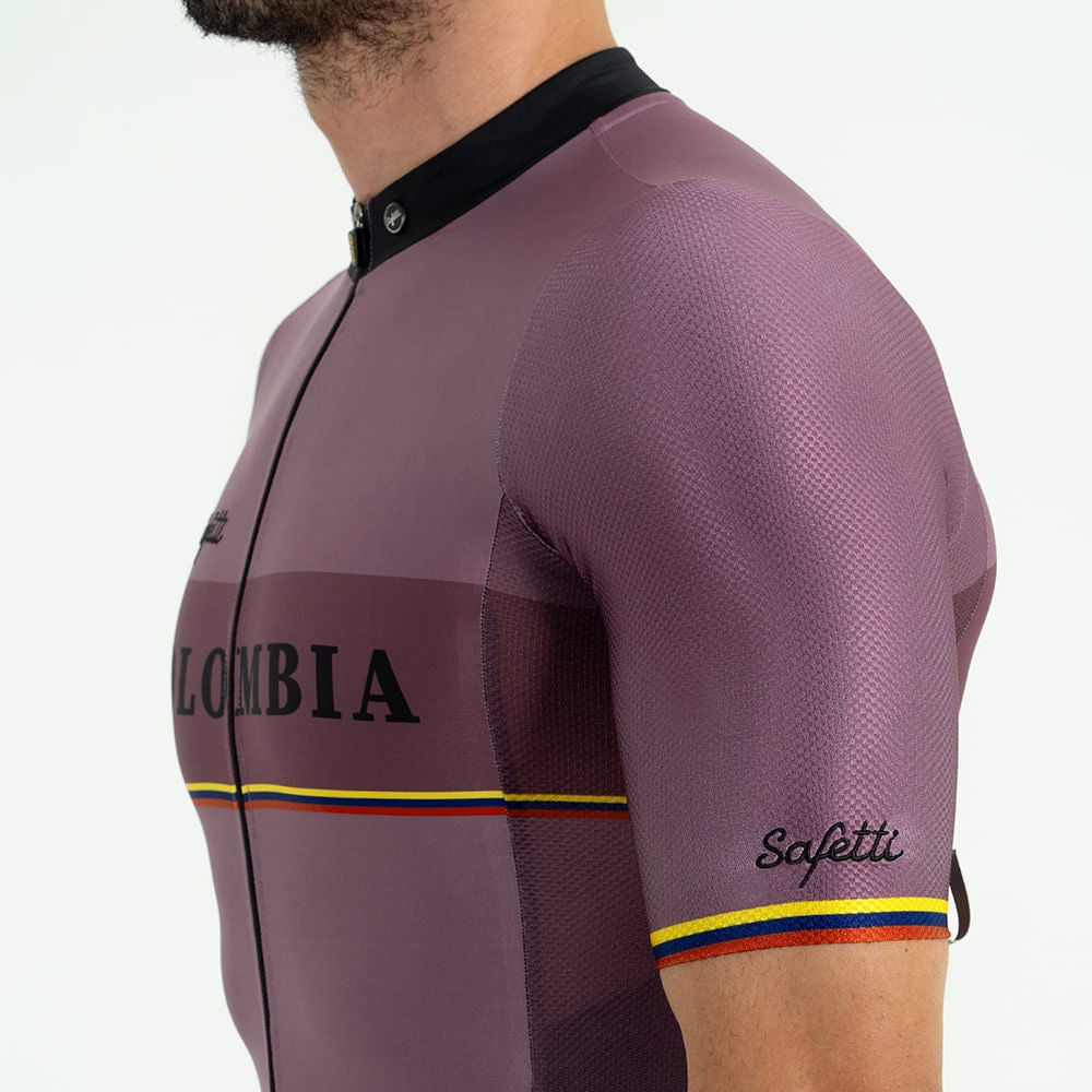 CAMISA CICLISMO MANGA CORTA COLOMBIA 24 PARA HOMBRE