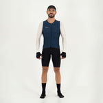 CAMISA CICLISMO MANGA LARGA IVORY BLUE PARA HOMBRE