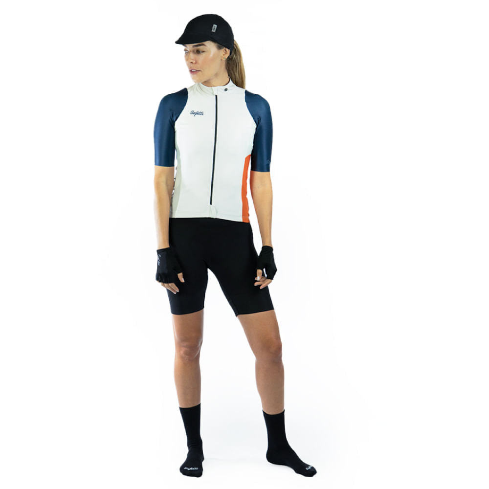 CAMISA CICLISMO MANGA CORTA BALANCE PARA MUJER