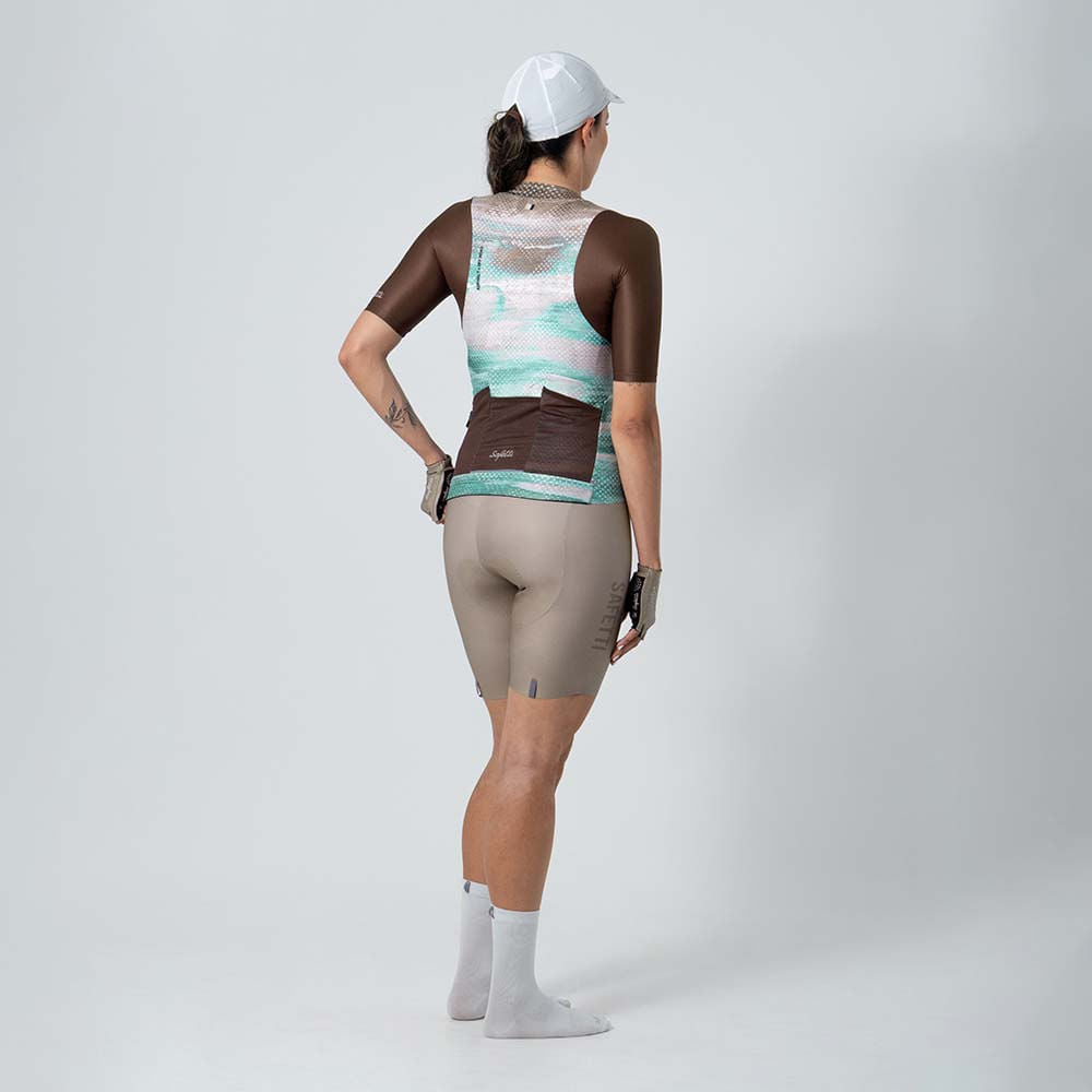 CAMISA CICLISMO MANGA CORTA TERRAIN GRAVEL PARA MUJER