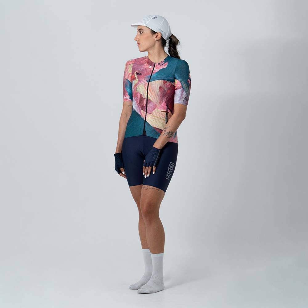 CAMISA CICLISMO MANGA CORTA OLIO PARA MUJER