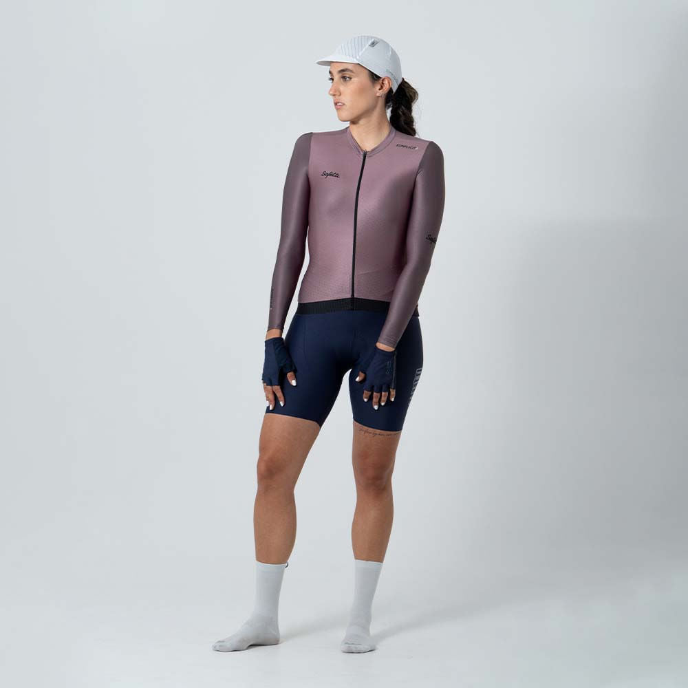 CAMISA CICLISMO MANGA LARGA BERRYMILK PARA MUJER