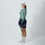 CAMISA CICLISMO MANGA LARGA CADET BLUE PARA MUJER