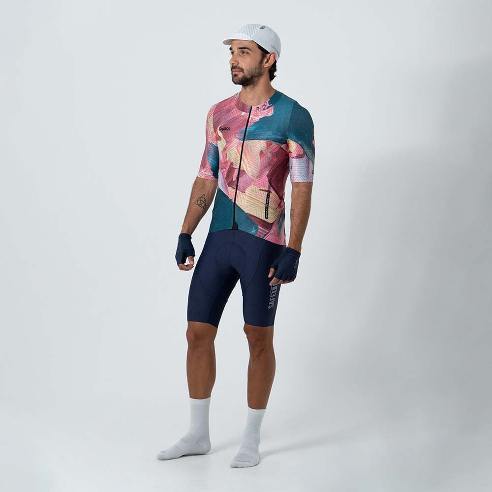 CAMISA CICLISMO MANGA CORTA OLIO PARA HOMBRE