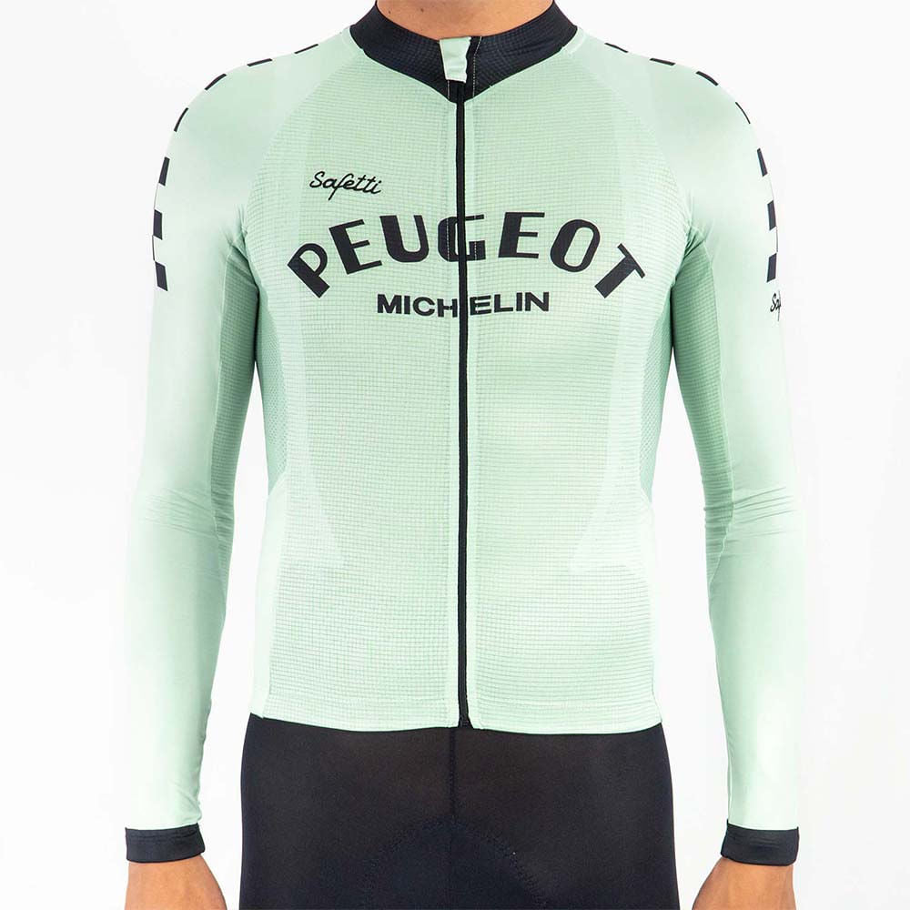 CAMISA CICLISMO MANGA LARGA PEUGEOT MINT PARA HOMBRE