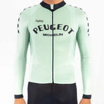 CAMISA CICLISMO MANGA LARGA PEUGEOT MINT PARA HOMBRE