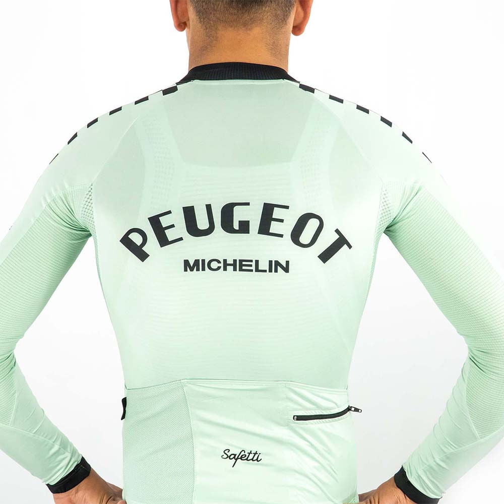 CAMISA CICLISMO MANGA LARGA PEUGEOT MINT PARA HOMBRE