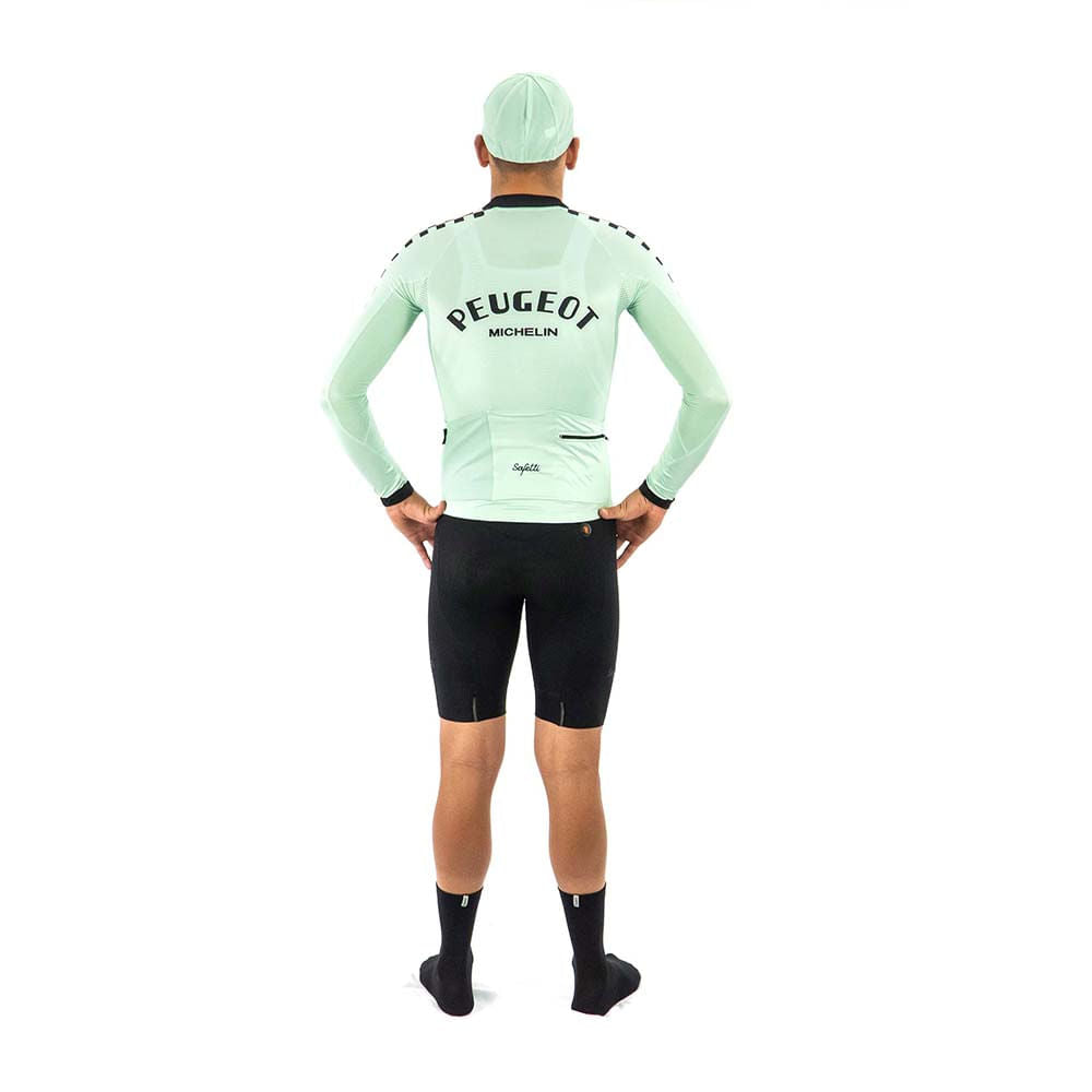 CAMISA CICLISMO MANGA LARGA PEUGEOT MINT PARA HOMBRE