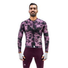 CAMISA CICLISMO MANGA LARGA TIDE CIRUELA PARA HOMBRE