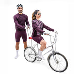 CAMISA CICLISMO MANGA LARGA TIDE CIRUELA PARA HOMBRE