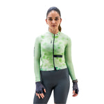 CAMISA CICLISMO MANGA LARGA TIDE VERDE PARA MUJER