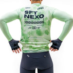 CAMISA CICLISMO MANGA LARGA TIDE VERDE PARA HOMBRE