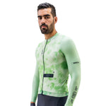 CAMISA CICLISMO MANGA LARGA TIDE VERDE PARA HOMBRE