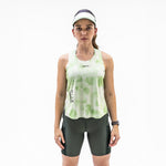 CAMISETA RUNNING MANGA SISA TIDE VERDE PARA MUJER