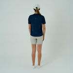 CAMISETA RUNNING MANGA CORTA PRO 405 AZUL OSCURO PARA MUJER