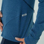 CAMISETA RUNNING MANGA LARGA ACTIVE BLUE PARA MUJER