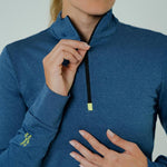 CAMISETA RUNNING MANGA LARGA ACTIVE BLUE PARA MUJER