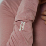 CAMISETA RUNNING MANGA LARGA ACTIVE ROSE PARA MUJER