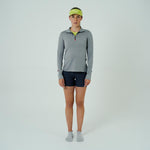 CAMISETA RUNNING MANGA LARGA ACTIVE GRAY PARA MUJER