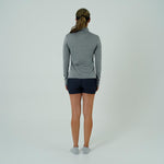 CAMISETA RUNNING MANGA LARGA ACTIVE GRAY PARA MUJER