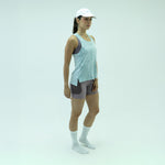 CAMISETARUNNING MANGA SISA SKYBLUE AZUL CLARO PARA MUJER