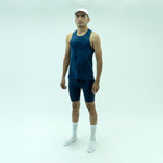 CAMISETARUNNING MANGA SISA DARK BLUE AZUL OSCURO PARA HOMBRE