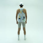 CAMISETARUNNING MANGA SISA FRACT GRIS PARA HOMBRE