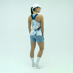 CAMISETARUNNING MANGA SISA FRACT GRIS PARA MUJER