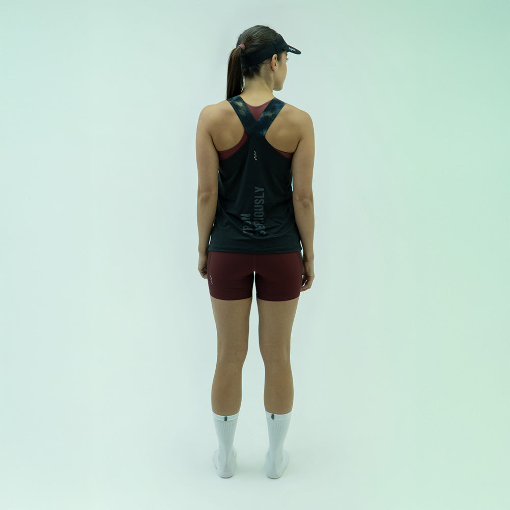 CAMISETARUNNING MANGA SISA STROBE NEGRO PARA MUJER