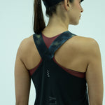 CAMISETARUNNING MANGA SISA STROBE NEGRO PARA MUJER